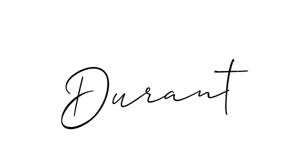 Best and Professional Signature Style for Durant. Allison_Script Best Signature Style Collection. Durant signature style 2 images and pictures png