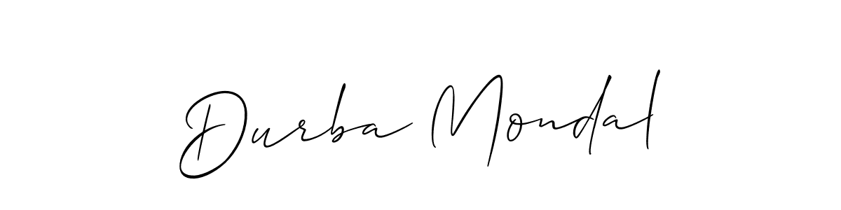 Best and Professional Signature Style for Durba Mondal. Allison_Script Best Signature Style Collection. Durba Mondal signature style 2 images and pictures png