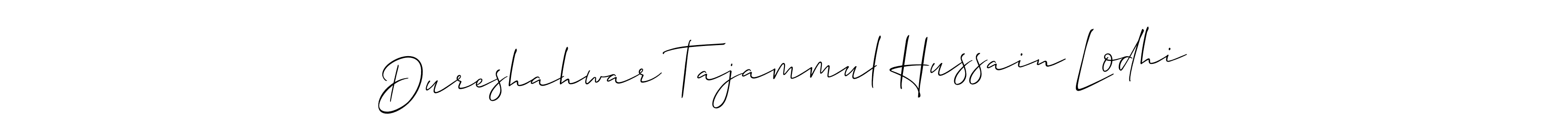 Once you've used our free online signature maker to create your best signature Allison_Script style, it's time to enjoy all of the benefits that Dureshahwar Tajammul Hussain Lodhi name signing documents. Dureshahwar Tajammul Hussain Lodhi signature style 2 images and pictures png