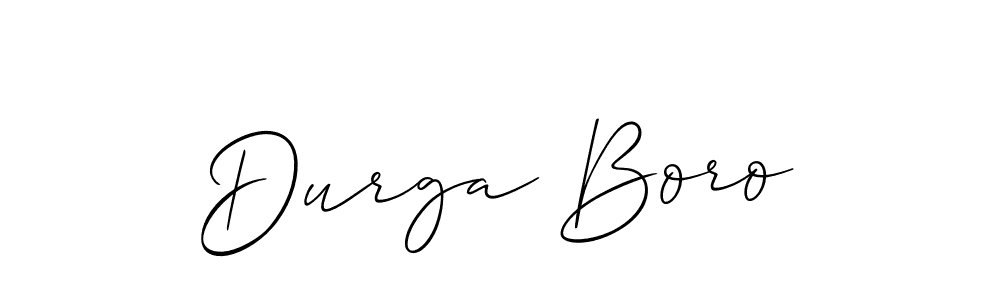 It looks lik you need a new signature style for name Durga Boro. Design unique handwritten (Allison_Script) signature with our free signature maker in just a few clicks. Durga Boro signature style 2 images and pictures png