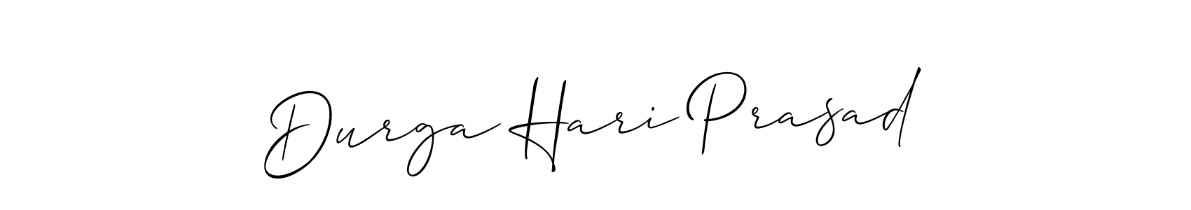 This is the best signature style for the Durga Hari Prasad name. Also you like these signature font (Allison_Script). Mix name signature. Durga Hari Prasad signature style 2 images and pictures png