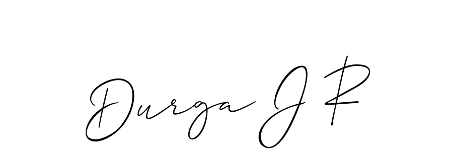 Once you've used our free online signature maker to create your best signature Allison_Script style, it's time to enjoy all of the benefits that Durga J R name signing documents. Durga J R signature style 2 images and pictures png