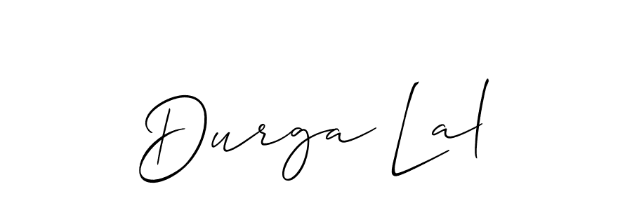 How to make Durga Lal signature? Allison_Script is a professional autograph style. Create handwritten signature for Durga Lal name. Durga Lal signature style 2 images and pictures png