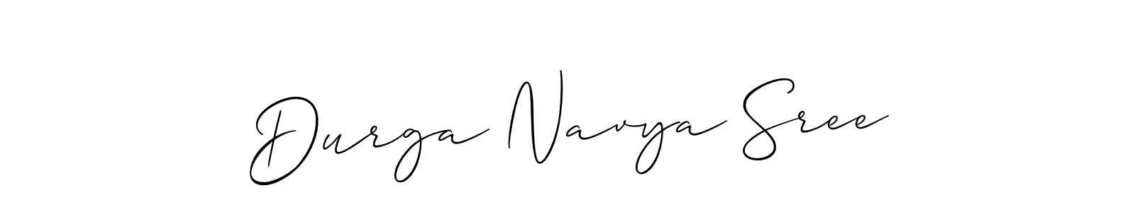 Check out images of Autograph of Durga Navya Sree name. Actor Durga Navya Sree Signature Style. Allison_Script is a professional sign style online. Durga Navya Sree signature style 2 images and pictures png