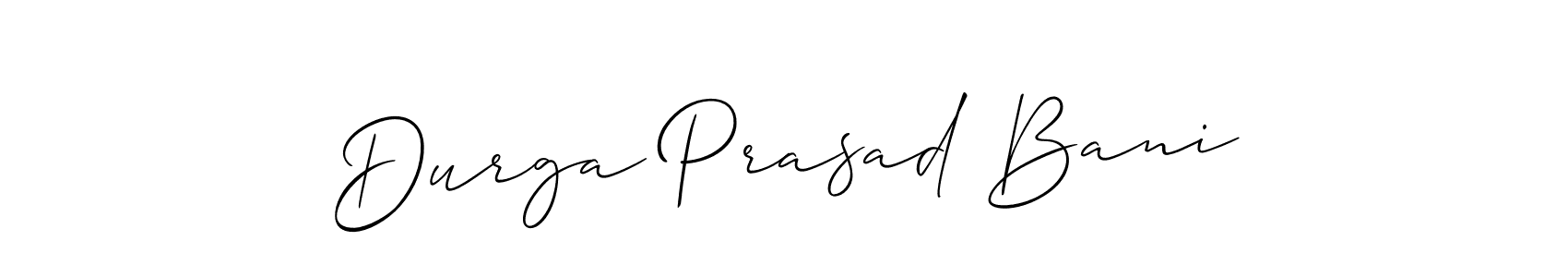 Make a beautiful signature design for name Durga Prasad Bani. Use this online signature maker to create a handwritten signature for free. Durga Prasad Bani signature style 2 images and pictures png