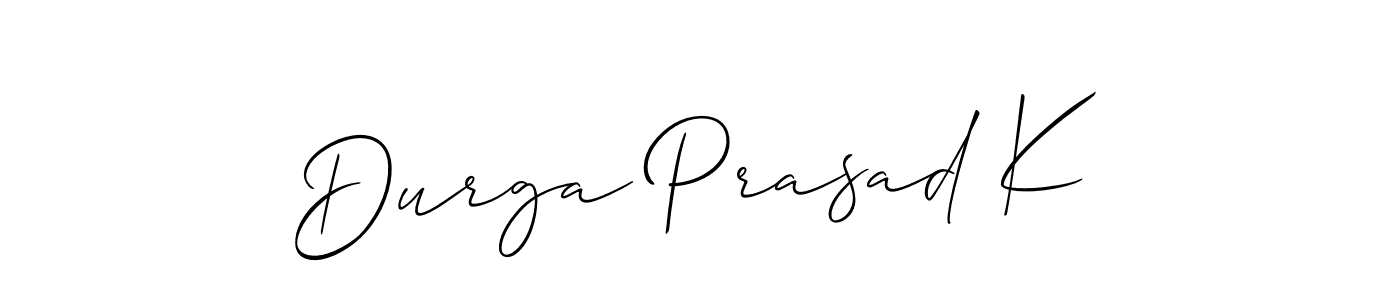 How to Draw Durga Prasad K signature style? Allison_Script is a latest design signature styles for name Durga Prasad K. Durga Prasad K signature style 2 images and pictures png