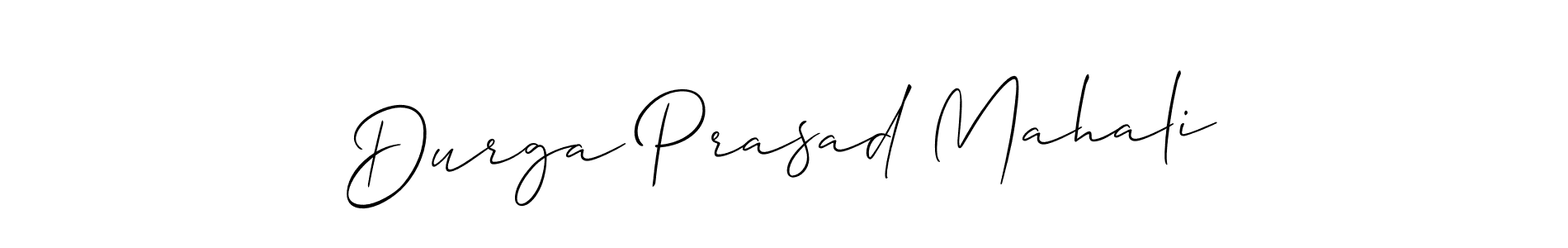 You should practise on your own different ways (Allison_Script) to write your name (Durga Prasad Mahali) in signature. don't let someone else do it for you. Durga Prasad Mahali signature style 2 images and pictures png