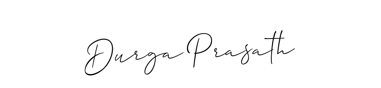 Create a beautiful signature design for name Durga Prasath. With this signature (Allison_Script) fonts, you can make a handwritten signature for free. Durga Prasath signature style 2 images and pictures png