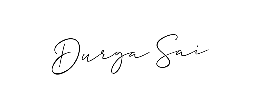 How to make Durga Sai signature? Allison_Script is a professional autograph style. Create handwritten signature for Durga Sai name. Durga Sai signature style 2 images and pictures png