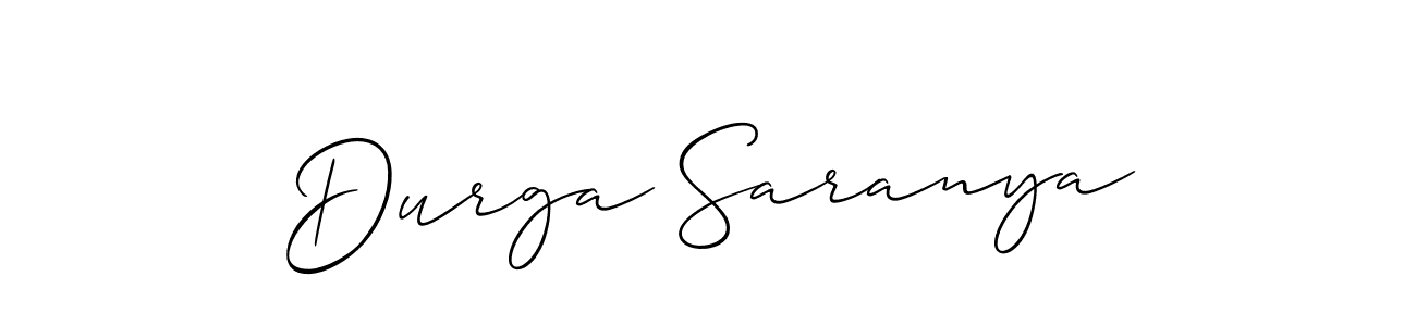 This is the best signature style for the Durga Saranya name. Also you like these signature font (Allison_Script). Mix name signature. Durga Saranya signature style 2 images and pictures png
