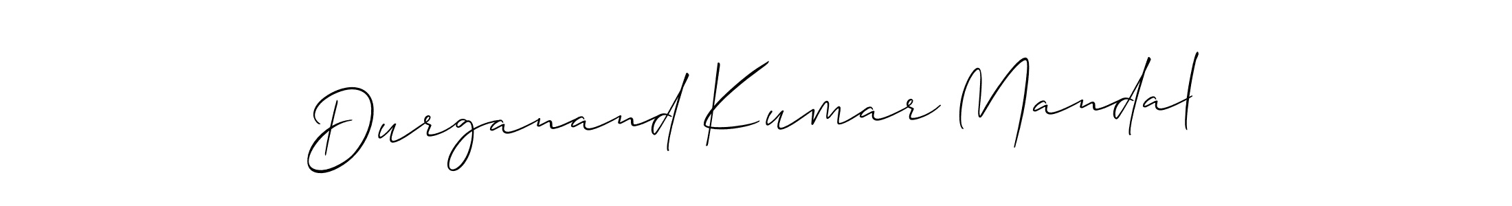 Also You can easily find your signature by using the search form. We will create Durganand Kumar Mandal name handwritten signature images for you free of cost using Allison_Script sign style. Durganand Kumar Mandal signature style 2 images and pictures png