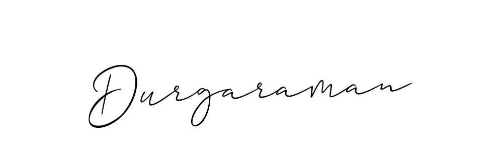 Design your own signature with our free online signature maker. With this signature software, you can create a handwritten (Allison_Script) signature for name Durgaraman. Durgaraman signature style 2 images and pictures png