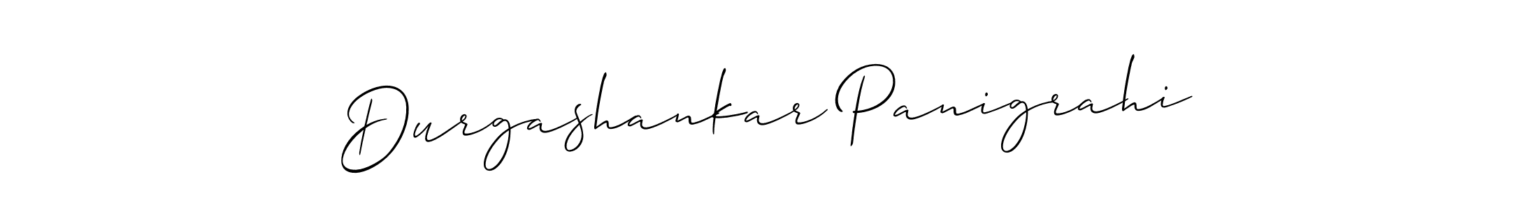 How to make Durgashankar Panigrahi name signature. Use Allison_Script style for creating short signs online. This is the latest handwritten sign. Durgashankar Panigrahi signature style 2 images and pictures png