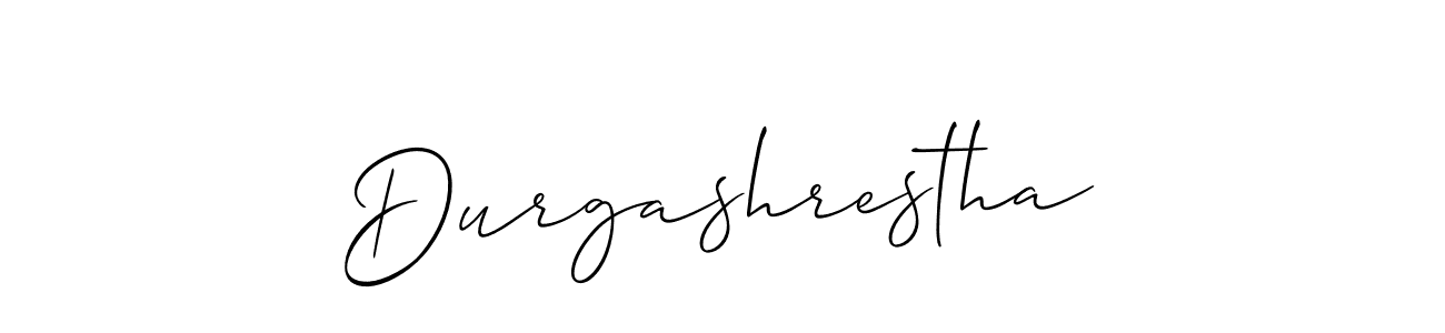 It looks lik you need a new signature style for name Durgashrestha. Design unique handwritten (Allison_Script) signature with our free signature maker in just a few clicks. Durgashrestha signature style 2 images and pictures png