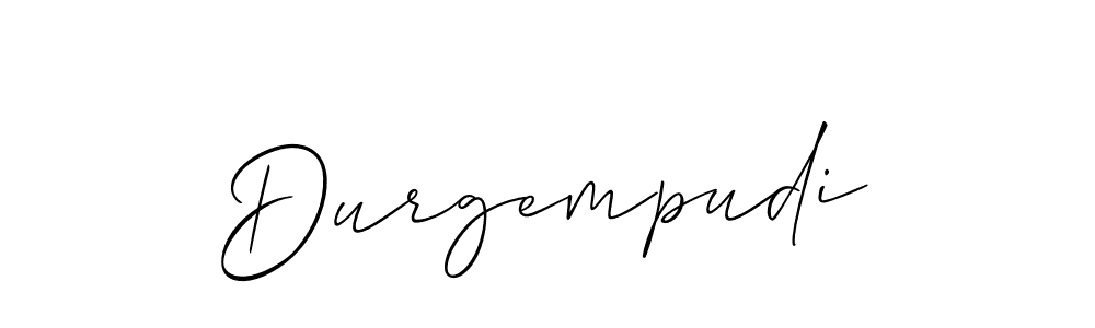 Also we have Durgempudi name is the best signature style. Create professional handwritten signature collection using Allison_Script autograph style. Durgempudi signature style 2 images and pictures png