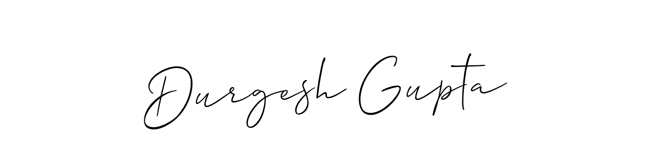 How to Draw Durgesh Gupta signature style? Allison_Script is a latest design signature styles for name Durgesh Gupta. Durgesh Gupta signature style 2 images and pictures png