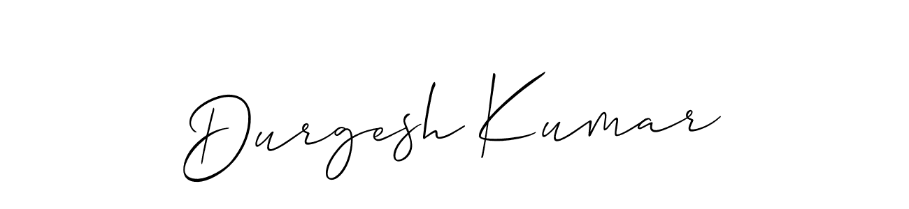 Make a beautiful signature design for name Durgesh Kumar. With this signature (Allison_Script) style, you can create a handwritten signature for free. Durgesh Kumar signature style 2 images and pictures png