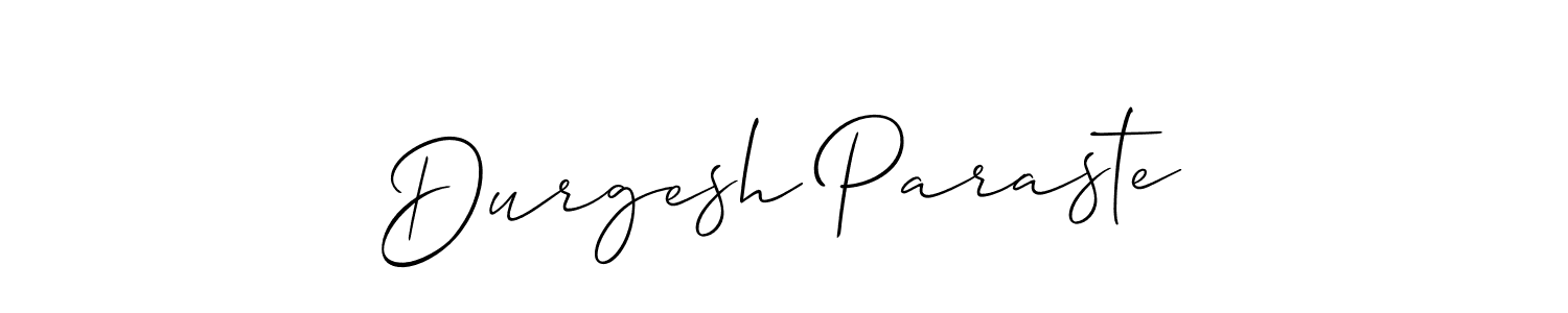 Check out images of Autograph of Durgesh Paraste name. Actor Durgesh Paraste Signature Style. Allison_Script is a professional sign style online. Durgesh Paraste signature style 2 images and pictures png
