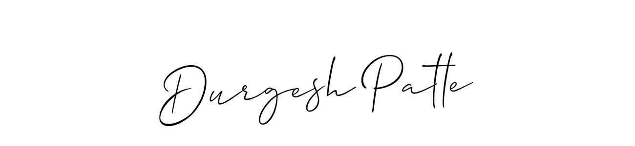 Similarly Allison_Script is the best handwritten signature design. Signature creator online .You can use it as an online autograph creator for name Durgesh Patle. Durgesh Patle signature style 2 images and pictures png