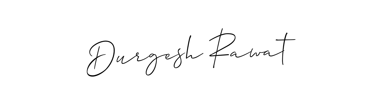 Also we have Durgesh Rawat name is the best signature style. Create professional handwritten signature collection using Allison_Script autograph style. Durgesh Rawat signature style 2 images and pictures png