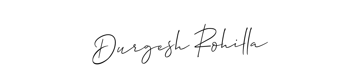 Also You can easily find your signature by using the search form. We will create Durgesh Rohilla name handwritten signature images for you free of cost using Allison_Script sign style. Durgesh Rohilla signature style 2 images and pictures png