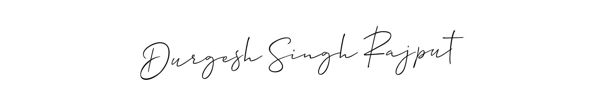 You should practise on your own different ways (Allison_Script) to write your name (Durgesh Singh Rajput) in signature. don't let someone else do it for you. Durgesh Singh Rajput signature style 2 images and pictures png