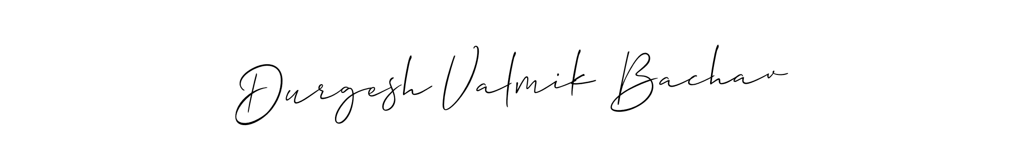 Make a beautiful signature design for name Durgesh Valmik Bachav. Use this online signature maker to create a handwritten signature for free. Durgesh Valmik Bachav signature style 2 images and pictures png