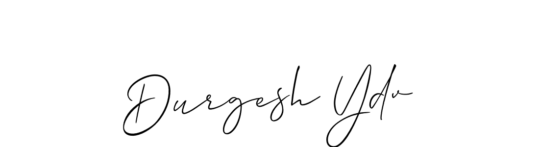 The best way (Allison_Script) to make a short signature is to pick only two or three words in your name. The name Durgesh Ydv include a total of six letters. For converting this name. Durgesh Ydv signature style 2 images and pictures png