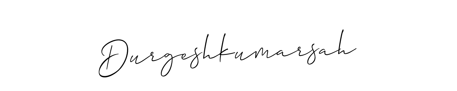 Make a beautiful signature design for name Durgeshkumarsah. Use this online signature maker to create a handwritten signature for free. Durgeshkumarsah signature style 2 images and pictures png