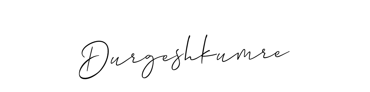 You should practise on your own different ways (Allison_Script) to write your name (Durgeshkumre) in signature. don't let someone else do it for you. Durgeshkumre signature style 2 images and pictures png