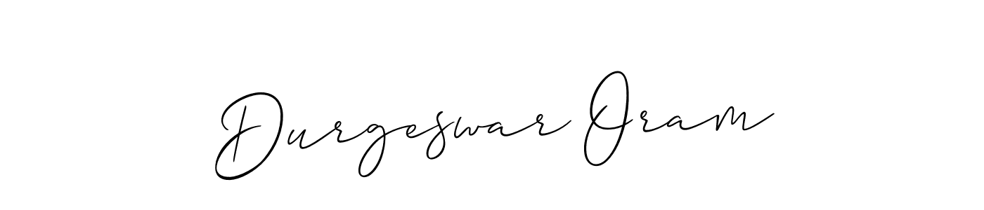 Use a signature maker to create a handwritten signature online. With this signature software, you can design (Allison_Script) your own signature for name Durgeswar Oram. Durgeswar Oram signature style 2 images and pictures png