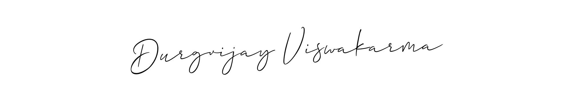 It looks lik you need a new signature style for name Durgvijay Viswakarma. Design unique handwritten (Allison_Script) signature with our free signature maker in just a few clicks. Durgvijay Viswakarma signature style 2 images and pictures png