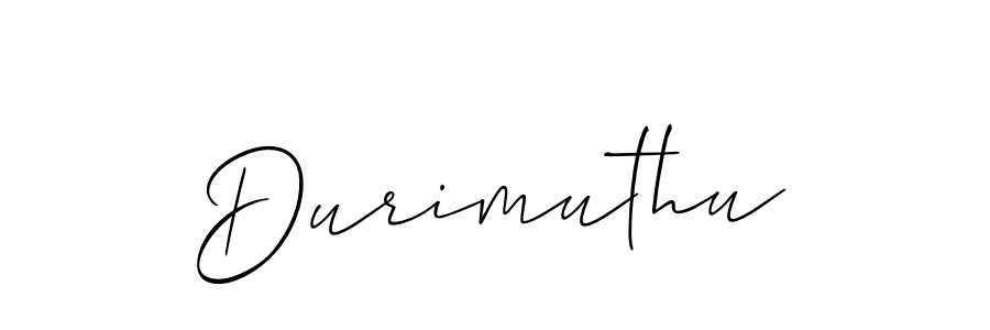 How to make Durimuthu signature? Allison_Script is a professional autograph style. Create handwritten signature for Durimuthu name. Durimuthu signature style 2 images and pictures png