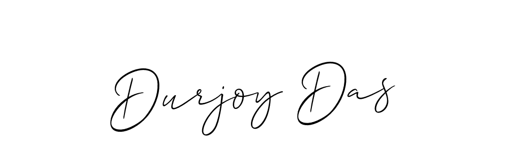 How to make Durjoy Das signature? Allison_Script is a professional autograph style. Create handwritten signature for Durjoy Das name. Durjoy Das signature style 2 images and pictures png