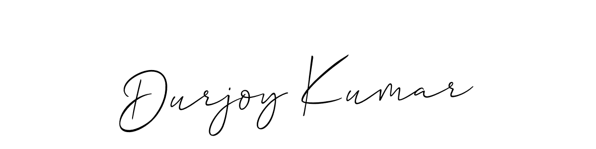 Make a short Durjoy Kumar signature style. Manage your documents anywhere anytime using Allison_Script. Create and add eSignatures, submit forms, share and send files easily. Durjoy Kumar signature style 2 images and pictures png