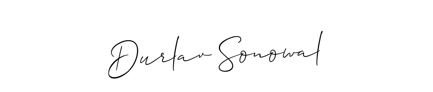 Make a beautiful signature design for name Durlav Sonowal. Use this online signature maker to create a handwritten signature for free. Durlav Sonowal signature style 2 images and pictures png