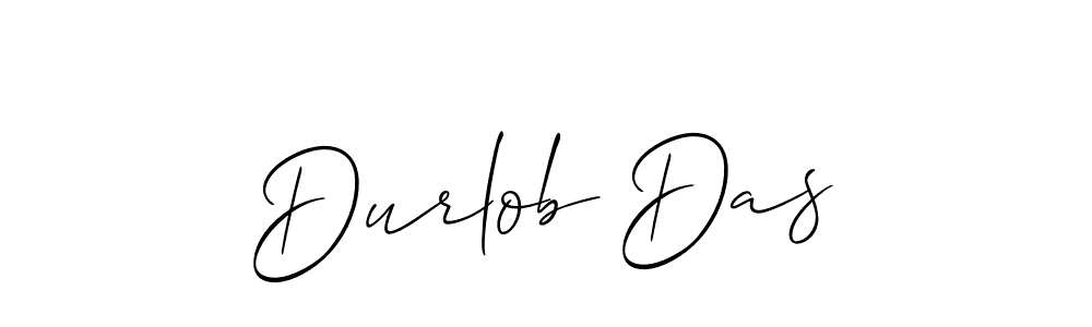 Create a beautiful signature design for name Durlob Das. With this signature (Allison_Script) fonts, you can make a handwritten signature for free. Durlob Das signature style 2 images and pictures png