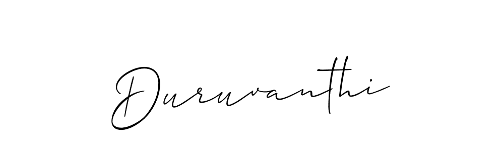 Once you've used our free online signature maker to create your best signature Allison_Script style, it's time to enjoy all of the benefits that Duruvanthi name signing documents. Duruvanthi signature style 2 images and pictures png