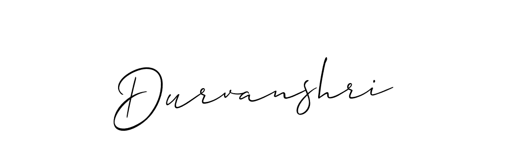 Durvanshri stylish signature style. Best Handwritten Sign (Allison_Script) for my name. Handwritten Signature Collection Ideas for my name Durvanshri. Durvanshri signature style 2 images and pictures png