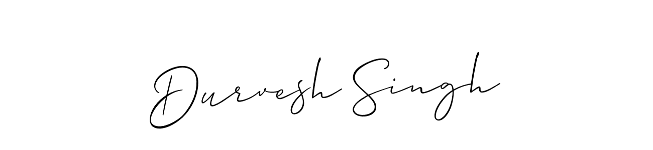 Also You can easily find your signature by using the search form. We will create Durvesh Singh name handwritten signature images for you free of cost using Allison_Script sign style. Durvesh Singh signature style 2 images and pictures png