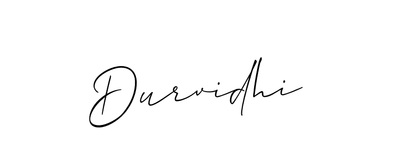 It looks lik you need a new signature style for name Durvidhi. Design unique handwritten (Allison_Script) signature with our free signature maker in just a few clicks. Durvidhi signature style 2 images and pictures png