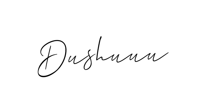 Make a beautiful signature design for name Dushuuu. Use this online signature maker to create a handwritten signature for free. Dushuuu signature style 2 images and pictures png