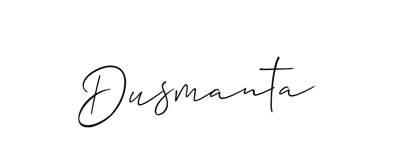 Best and Professional Signature Style for Dusmanta. Allison_Script Best Signature Style Collection. Dusmanta signature style 2 images and pictures png