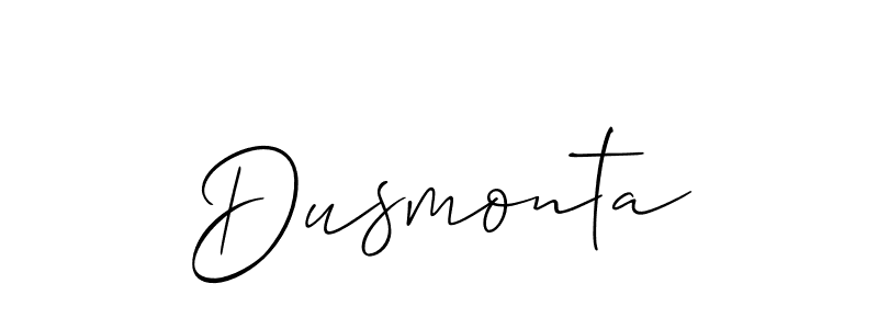 if you are searching for the best signature style for your name Dusmonta. so please give up your signature search. here we have designed multiple signature styles  using Allison_Script. Dusmonta signature style 2 images and pictures png