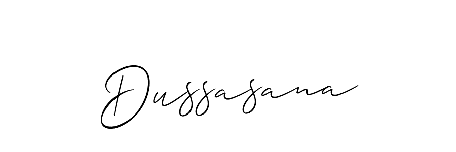 Once you've used our free online signature maker to create your best signature Allison_Script style, it's time to enjoy all of the benefits that Dussasana name signing documents. Dussasana signature style 2 images and pictures png