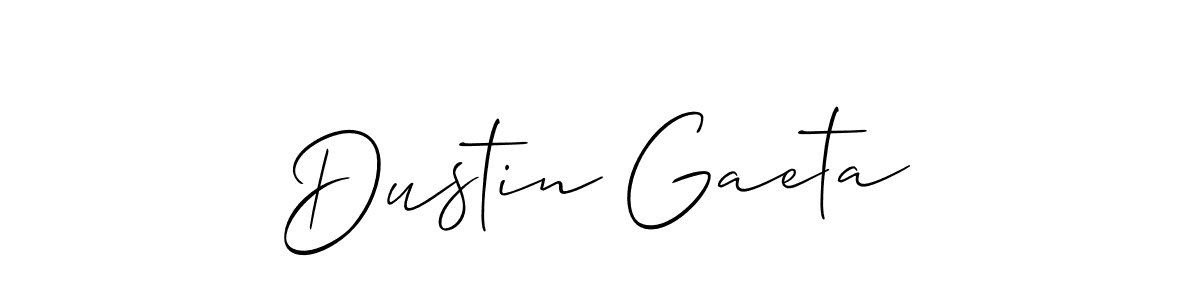 Best and Professional Signature Style for Dustin Gaeta. Allison_Script Best Signature Style Collection. Dustin Gaeta signature style 2 images and pictures png