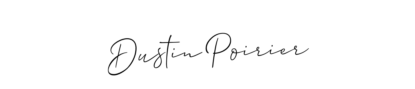 Check out images of Autograph of Dustin Poirier name. Actor Dustin Poirier Signature Style. Allison_Script is a professional sign style online. Dustin Poirier signature style 2 images and pictures png