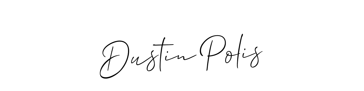 The best way (Allison_Script) to make a short signature is to pick only two or three words in your name. The name Dustin Polis include a total of six letters. For converting this name. Dustin Polis signature style 2 images and pictures png