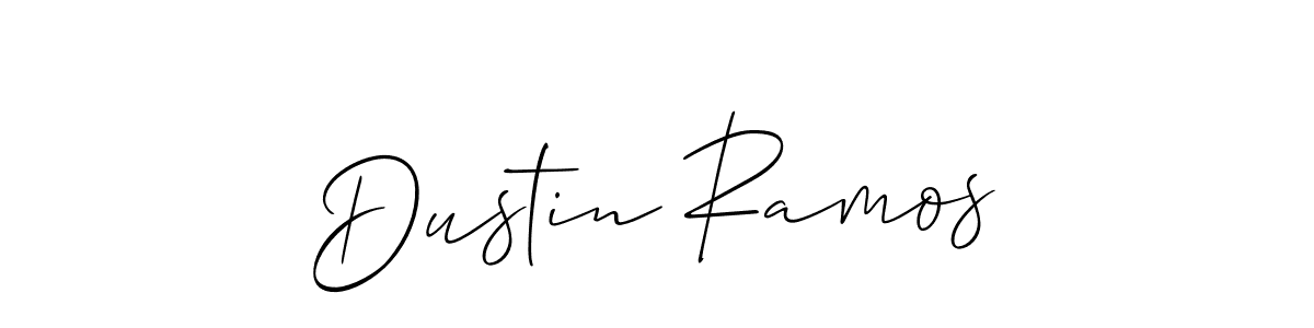 Make a beautiful signature design for name Dustin Ramos. With this signature (Allison_Script) style, you can create a handwritten signature for free. Dustin Ramos signature style 2 images and pictures png