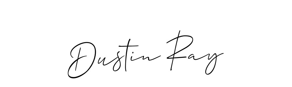 Make a beautiful signature design for name Dustin Ray. With this signature (Allison_Script) style, you can create a handwritten signature for free. Dustin Ray signature style 2 images and pictures png